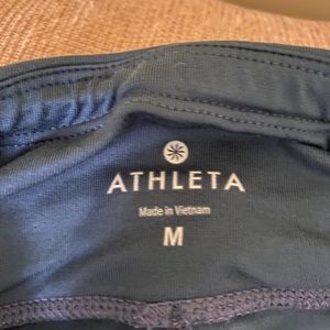 Reflective athleta blue Capri size 8